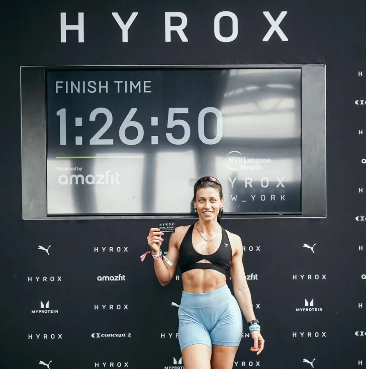 HYROX NYC 2026 — Elena Lymperi finish Elena Lymperi after competing in HYROX NYC, reflecting on strength, resilience, and coaching.